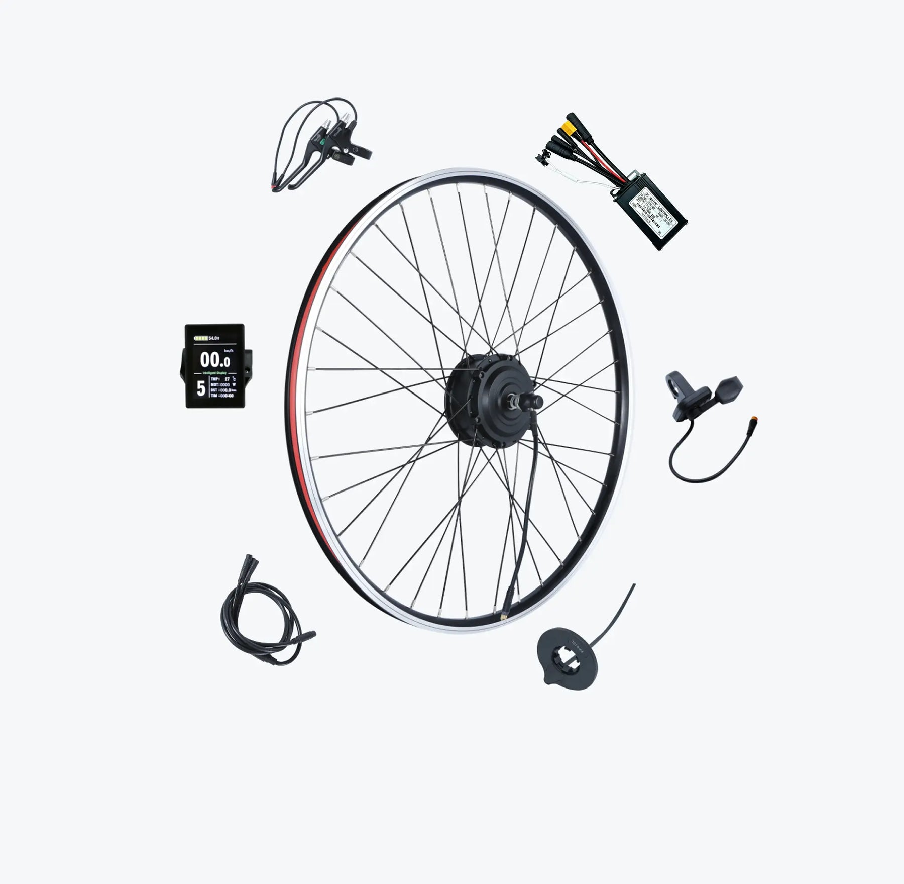 Kirbebike 250W E-bike Conversiekit Voormotor