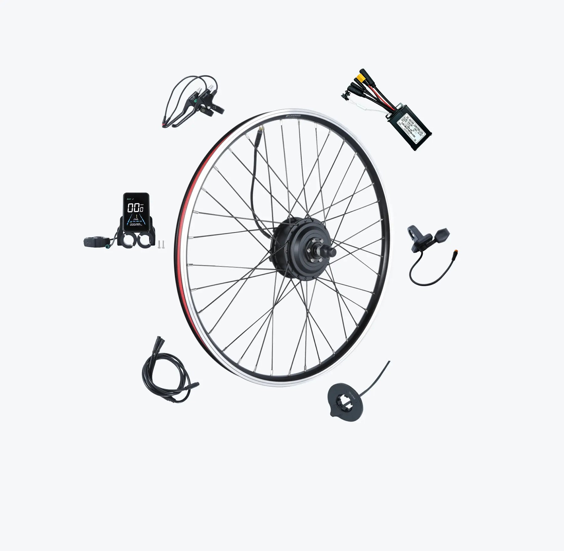 Kirbebike 250W E-bike Conversiekit Voormotor