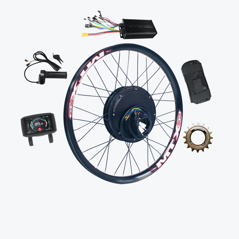 Kirebike 72V 4000W High Power Ebike Kit for MTB and Fat Tire Bike