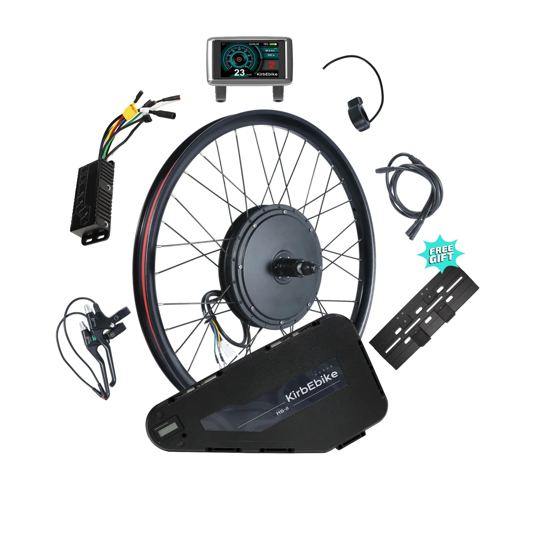 Kirbebike's 52V 2600W MTX Rim Ebike Kit