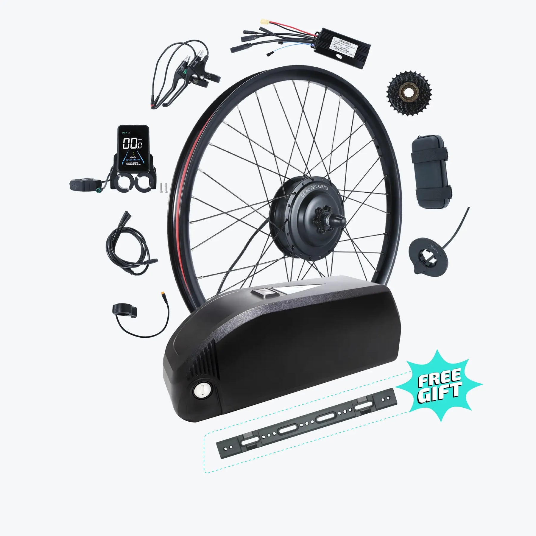 Kirbebike's 500W and 750W MTX Rim Ebike Conversion Kits