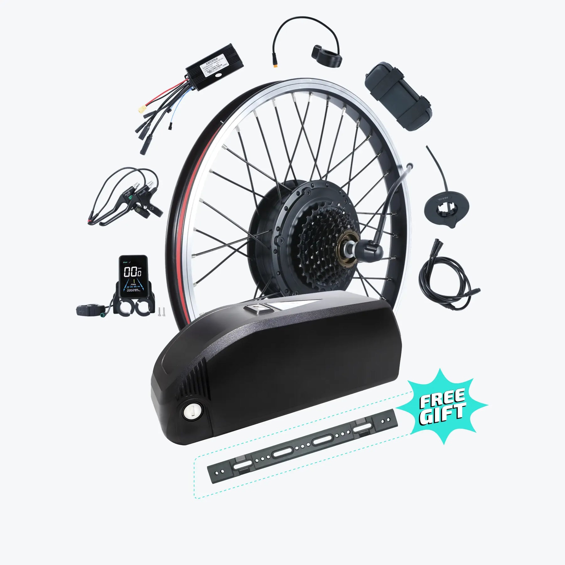 Kirbebike's 500W and 750W MTX Rim Ebike Conversion Kits