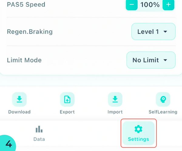 View Data and Enter Settings
