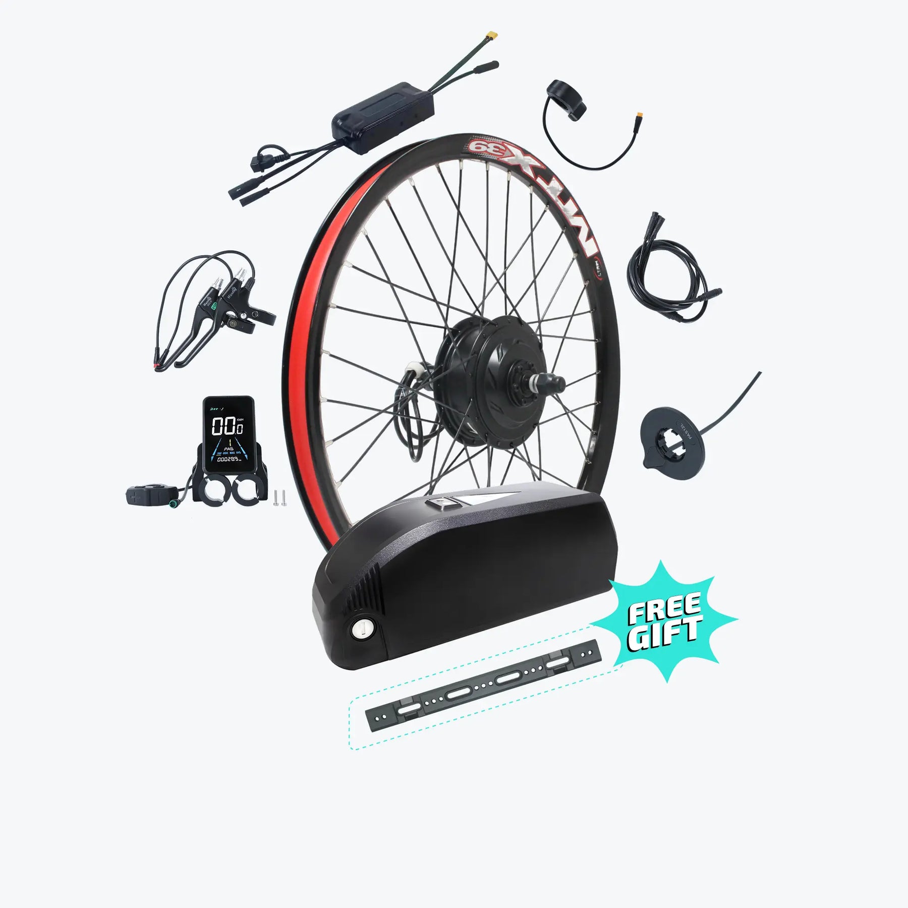 Kirbebike's 500W and 750W MTX Rim Ebike Conversion Kits