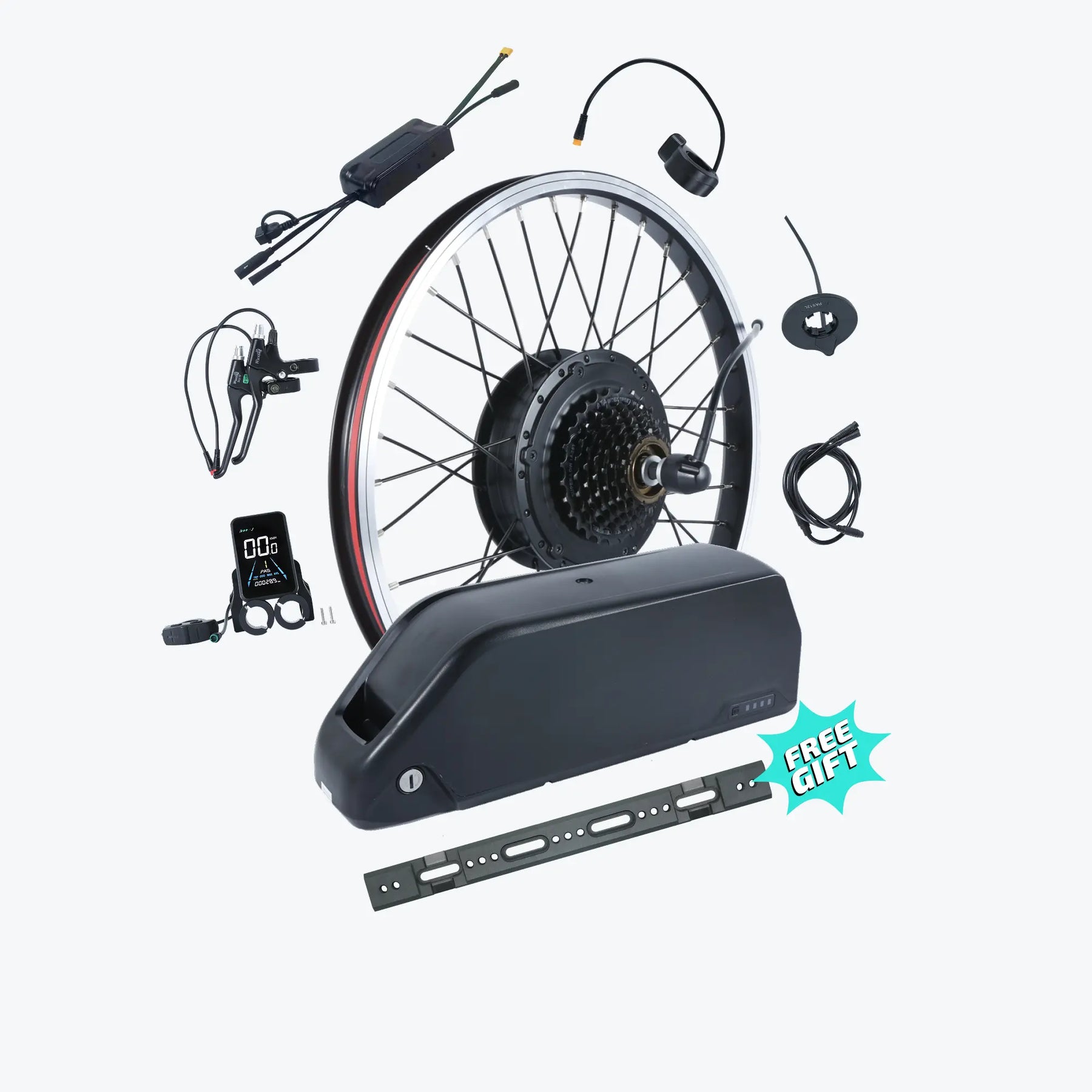 Kirbebike's 500W and 750W MTX Rim Ebike Conversion Kits