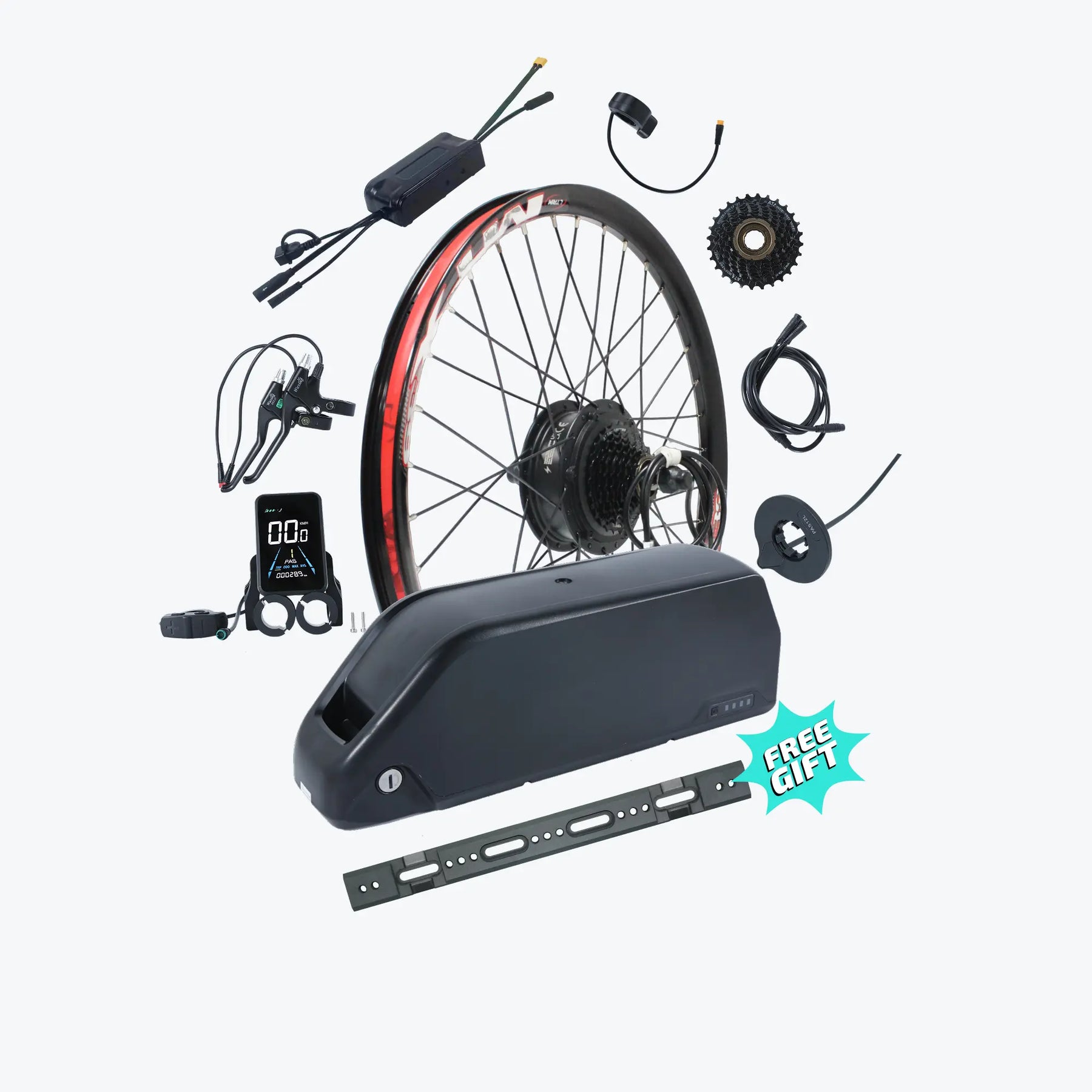 Kirbebike's 500W and 750W MTX Rim Ebike Conversion Kits