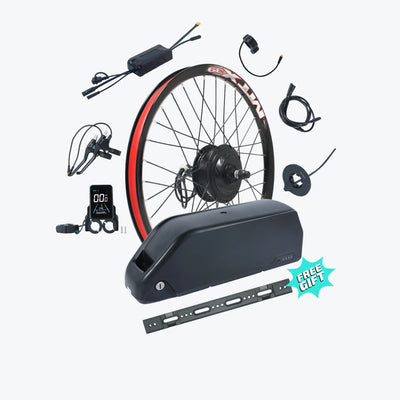 amazon electric bicycle conversion kit BAFANG 48V500W Front Hub Motor 26"/700C Front Wheel Bike kit Ebike Conversion Kit with Battery& Display(Optional) : Sports & Outdoors powered conversion kit based on the same geared BLDC power plant Bike Battery Swytch Bike Kit