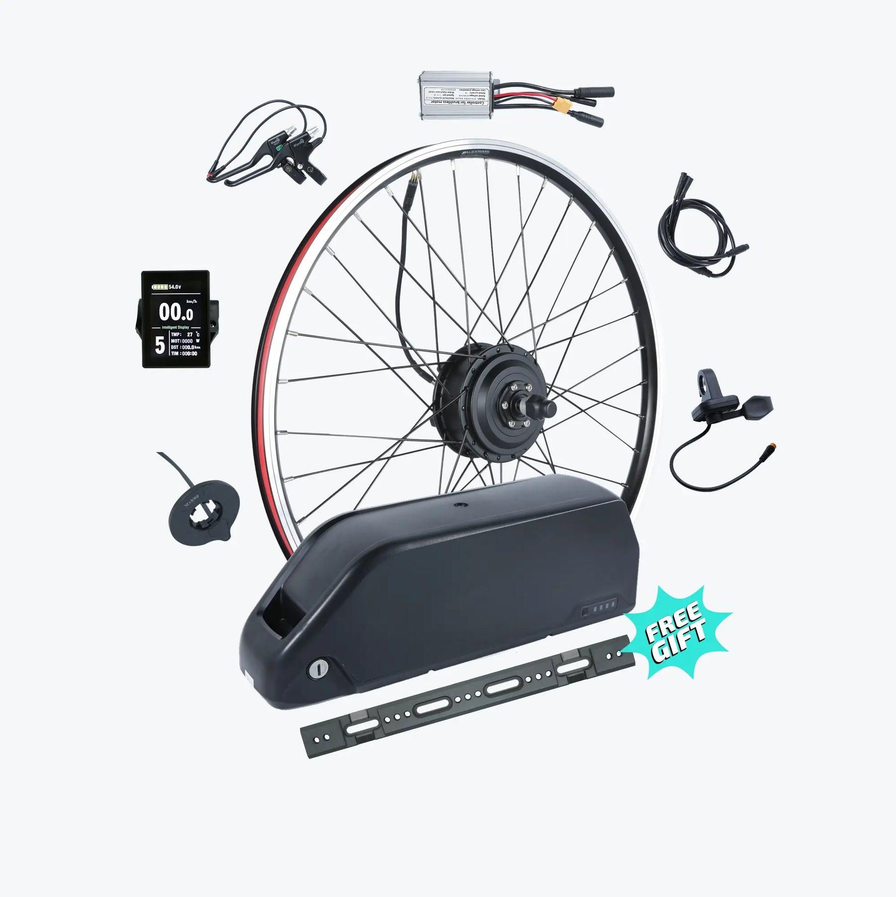 KirbEbike 36V 48V 250W Electric Bike Conversion Kit Front Wheel