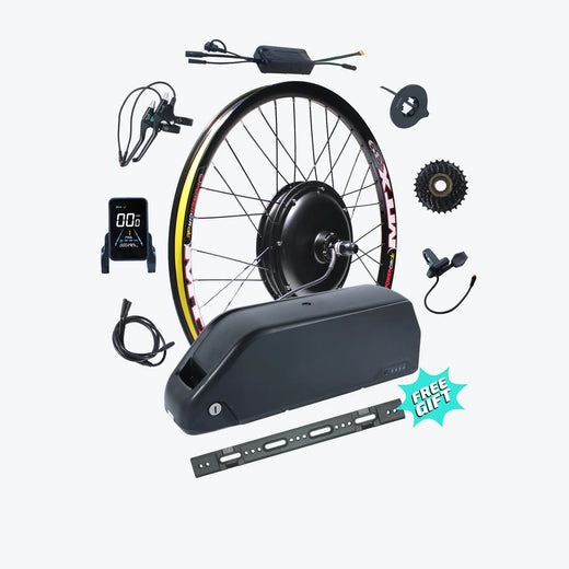 Kirbebike's 48V 1000W Ebike Conversion Kit Waterproof Design