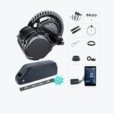 36V 48V 500W 750W Mid Motor Kit met Torque­sensor en Lithiumaccu