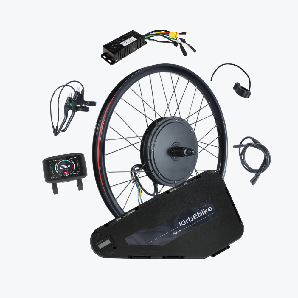 Kirbebike's 60V 2500W-3000W MTX Rim Ebike Conversion Kit