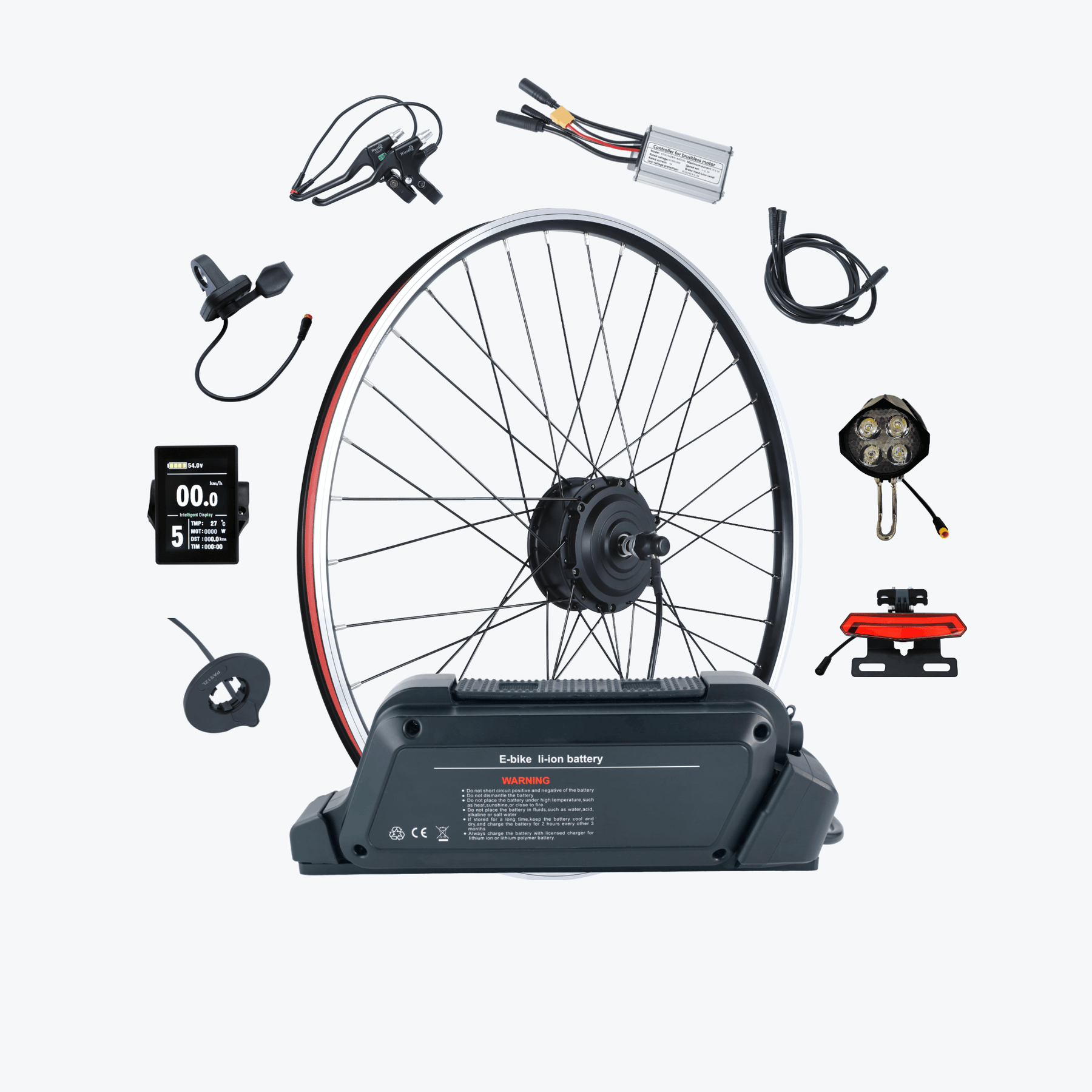 Electric start deals bike motor kit