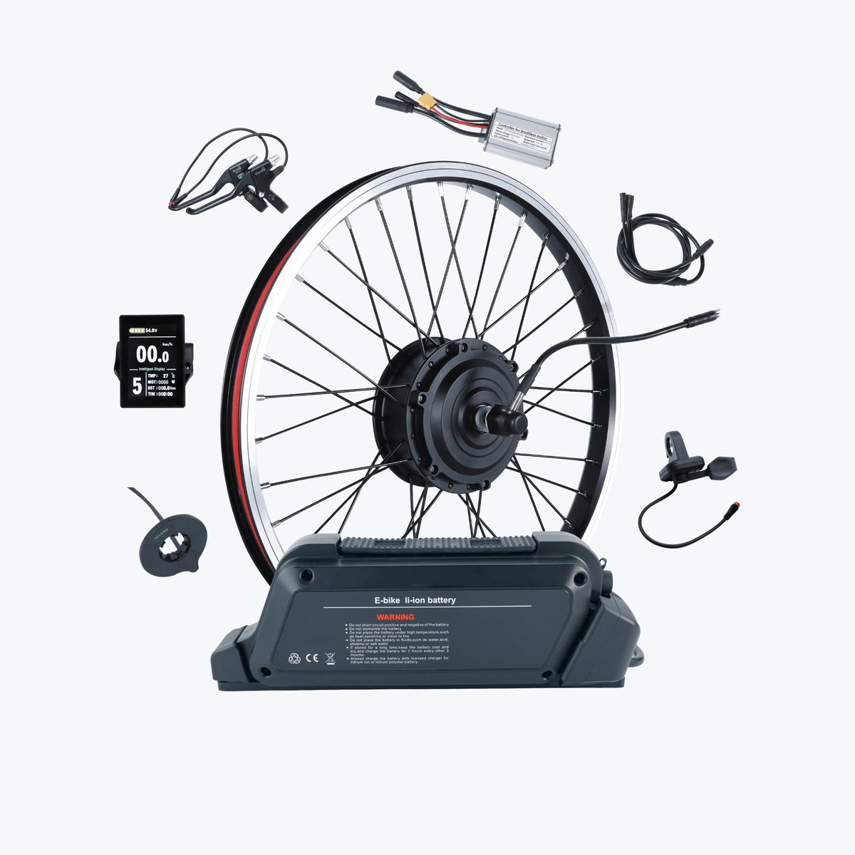 Kirbebike's 48V 250W Electric Bike Conversion Kit Front Wheel