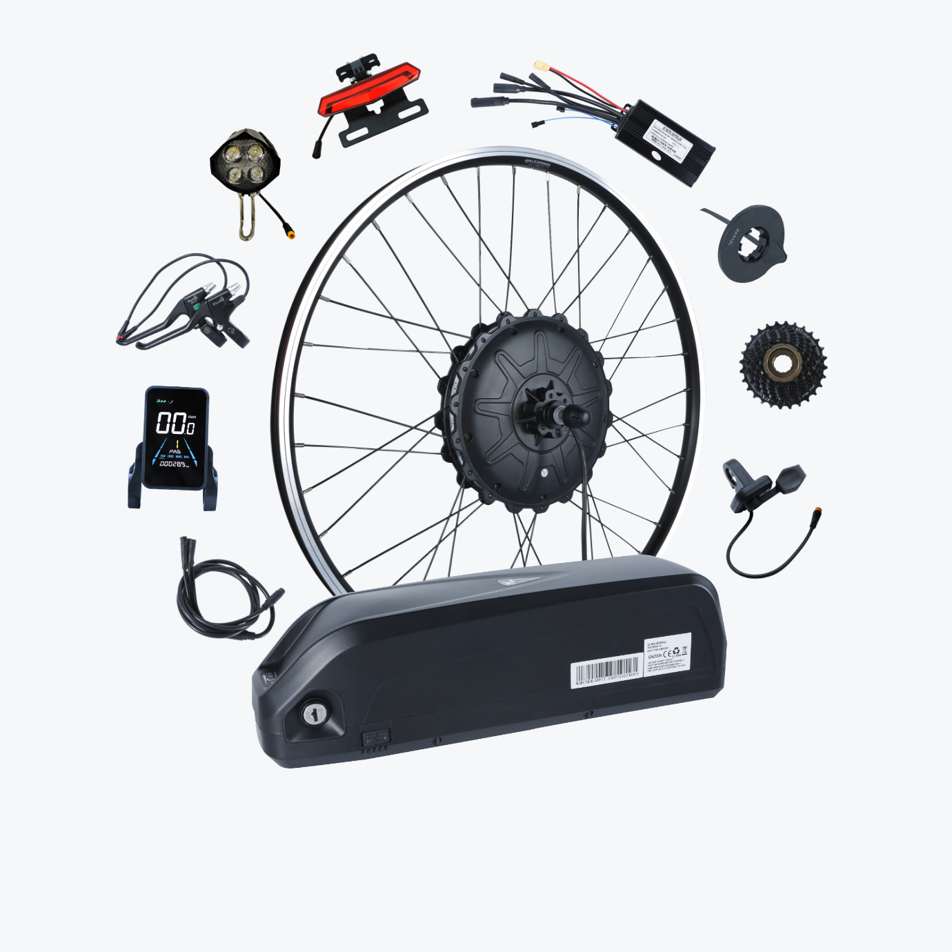 Effortless Riding with High Performance 48V 1000W E bike Kit Kirbebike