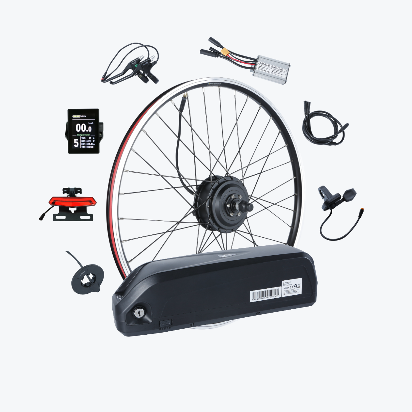 Electric bike conversion kit 20 inch front hot sale wheel