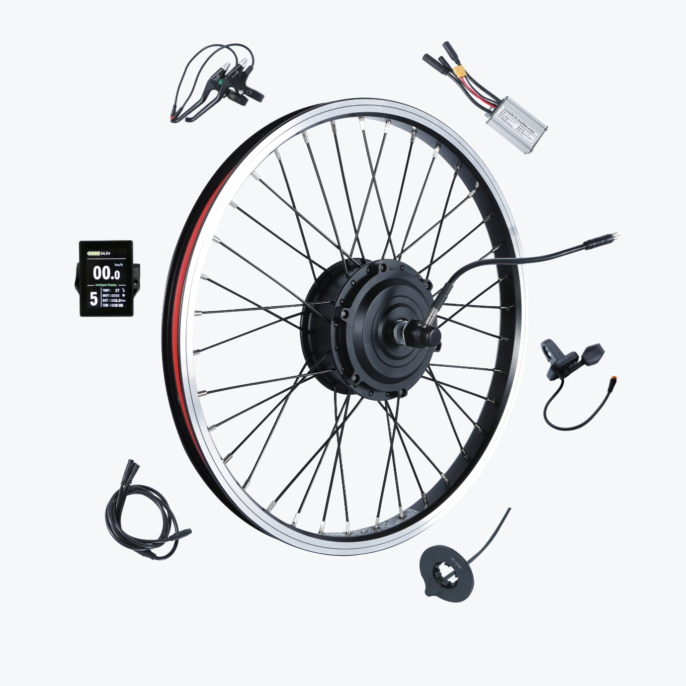 Kirbebike's 36V 48V 250W Electric Bike Conversion Kit Front Wheel