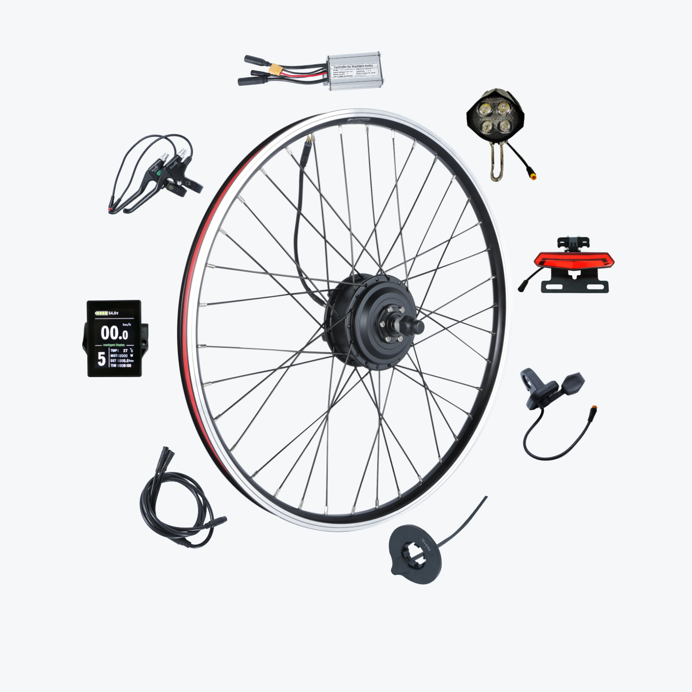 Kirbebike s 250W Ebike Conversion Kit Front Wheel