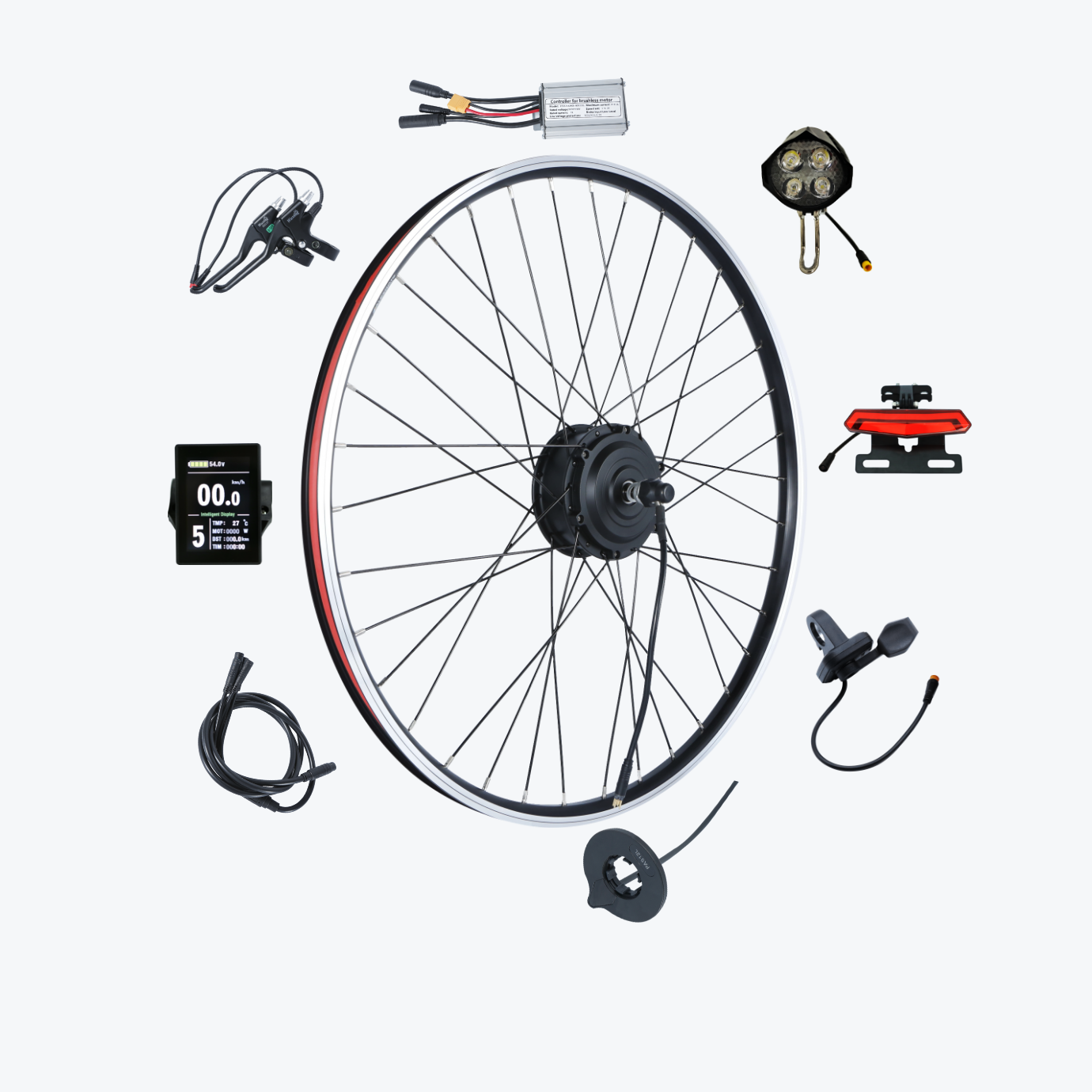 Kirbebike's 36V 48V 250W Electric Bike Conversion Kit Front Wheel