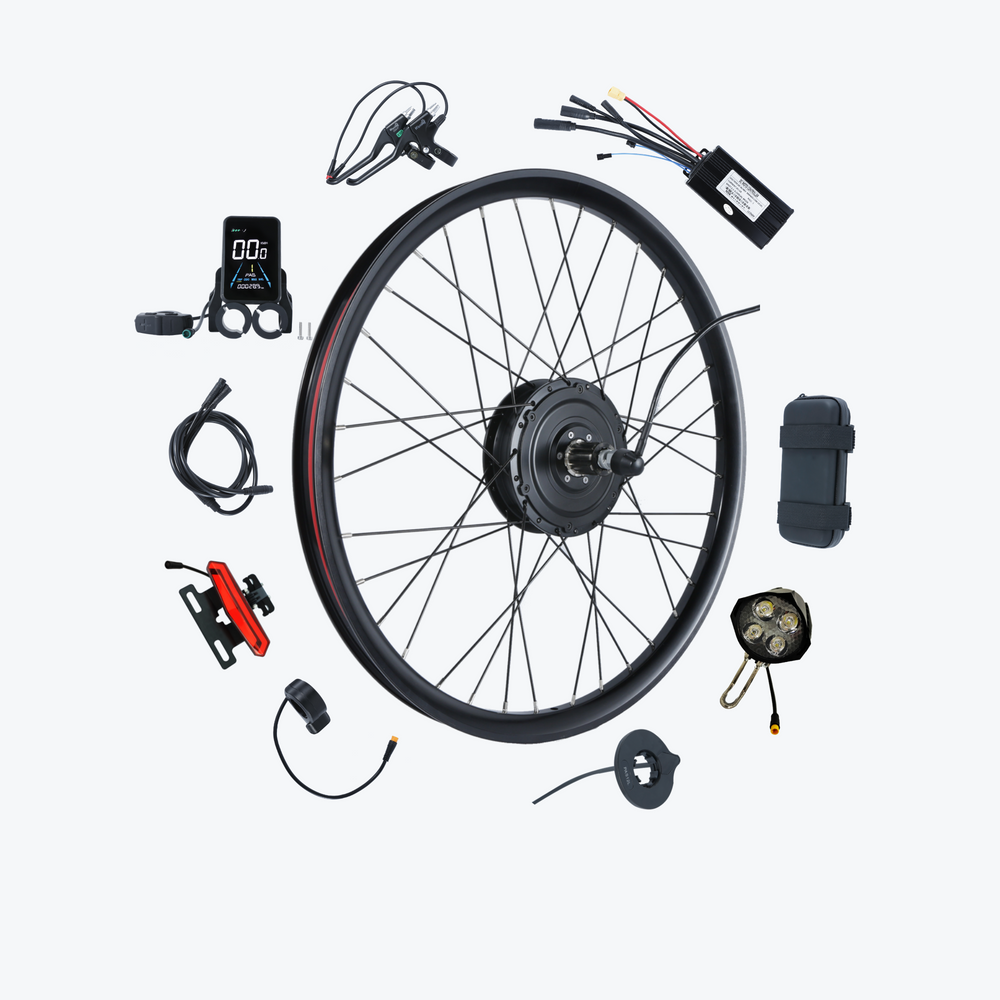 Ebike Conversion Kit 500w Front Wheel Electric Bike Wheel Motor E Bike Kit 500W E-Bike Ebike Conversion Kit 500w Front Wheel Electric Bike Wheel Motor E Bike Kit 500W E-Bike